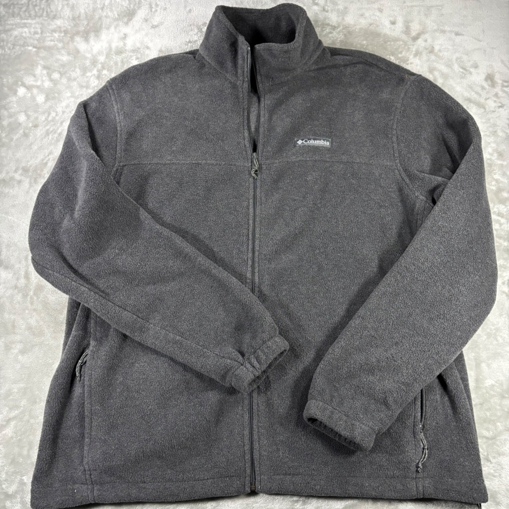 Columbia Mens Steens Mountain‎ Full Zip Fleece Jacket Charcoal Gray XL WM3220